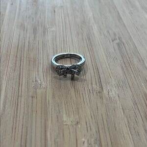 Juicy Couture Silver Bow Ring